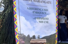 Estudantes do Colégio Universitário visitam aldeia indígena em Imaruí 