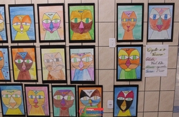 Releitura da obra “O GATO E O PÁSSARO” de Paul Klee