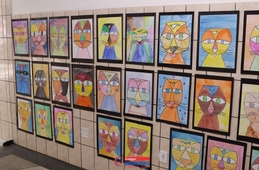Releitura da obra “O GATO E O PÁSSARO” de Paul Klee